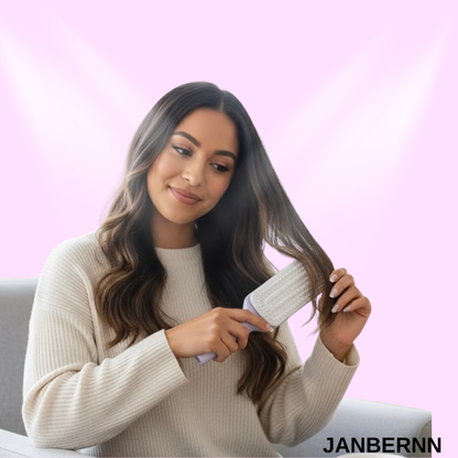 Janbernn™ Brosse Auto-nettoyante – Tous types de cheveux